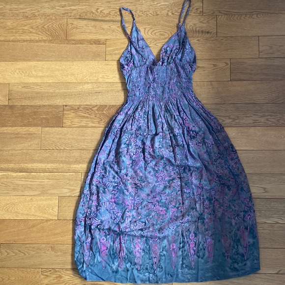 Purple Patterned Sundress - Picture 4 of 5